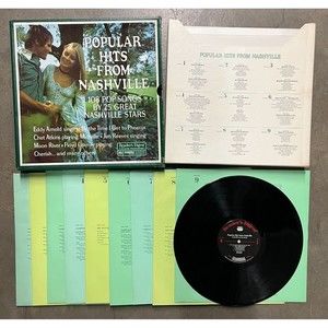 VINTAGE Readers Digest Popular Hits From Nashville Vinyl Record Collection 1972